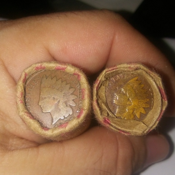 Other - 2 Rolls of Wheat pennies & Indian Head Pennies Other - 2 Rolls of Wheat pennies & Indian Head Pennies